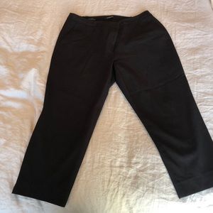 Talbots Black Hampshire Ankle Pants 18W